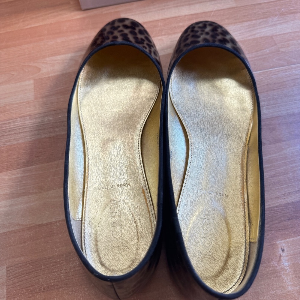 J.Crew Kelcey patent tortoise ballet flats.size 8 - Picture 7 of 14